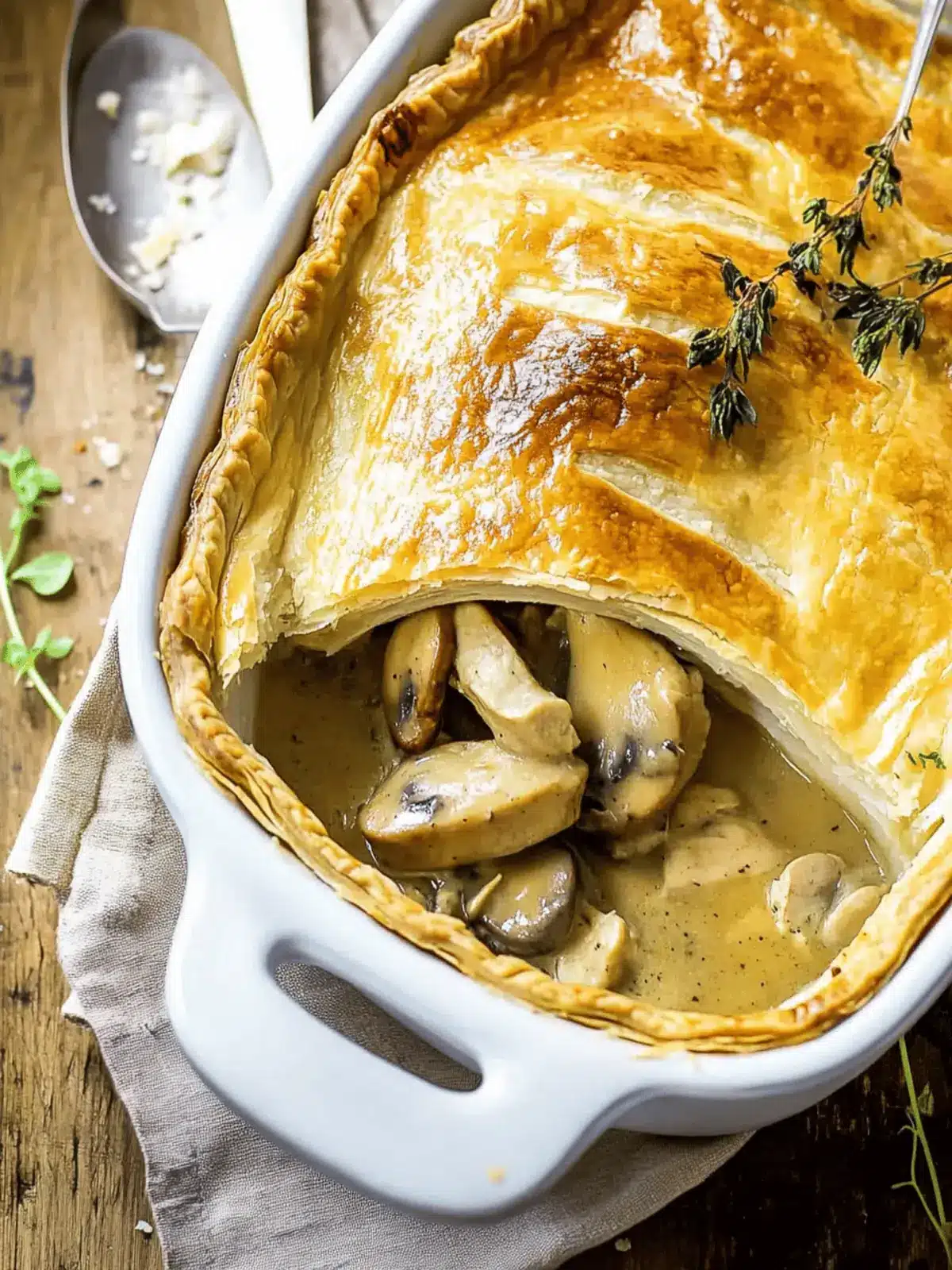 Secrets to the Ultimate Cheesy Chicken Mushroom Pie